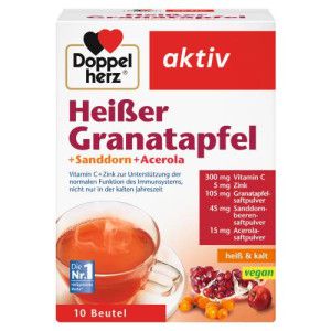 DOPPELHERZ heißer Granatapfel+Sanddorn+Acerola