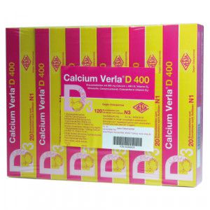 CALCIUM VERLA D 400 Brausetabletten