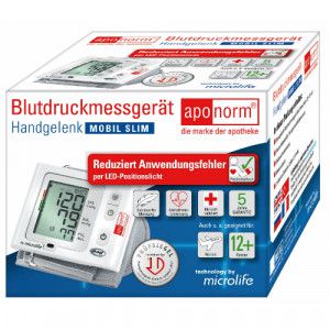 APONORM Blutdruckmessgerät Mobil Slim Handgelenk