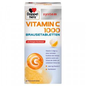 DOPPELHERZ Vitamin C 1000 system Brausetabletten